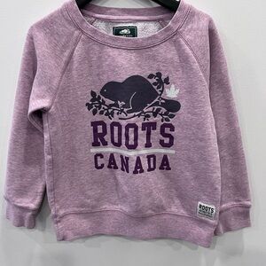 Kids Purple Roots Canada Sweatshirt